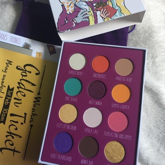 Storybook Cosmetics Charlie & Chocolate Factory Eyeshadow Palette BNIB